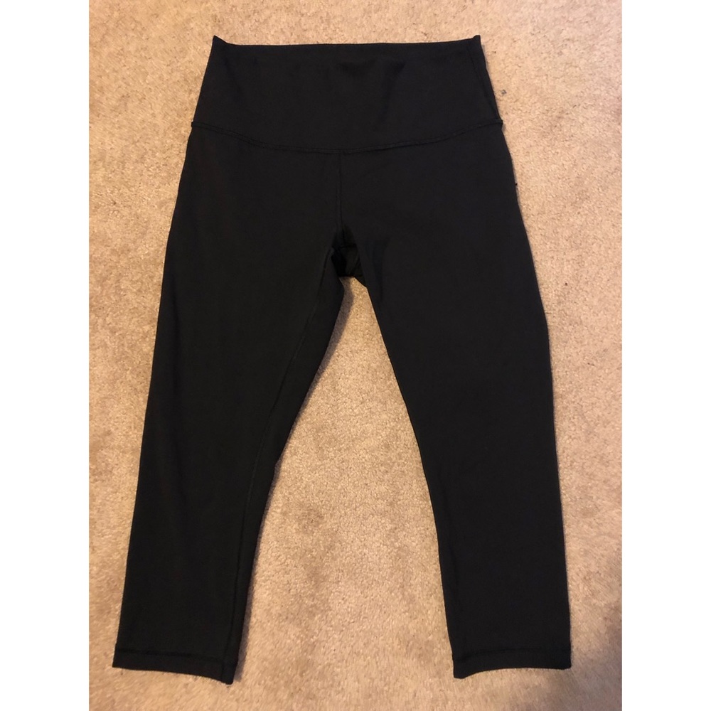 LULULEMON wunder under leggings, black, size 12